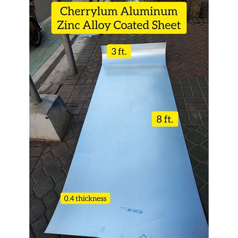 liso yero|Plain Sheet Liso Cherrylum 0.4 x 3ft. x 8 ft. Aluminum Zinc Alloy .